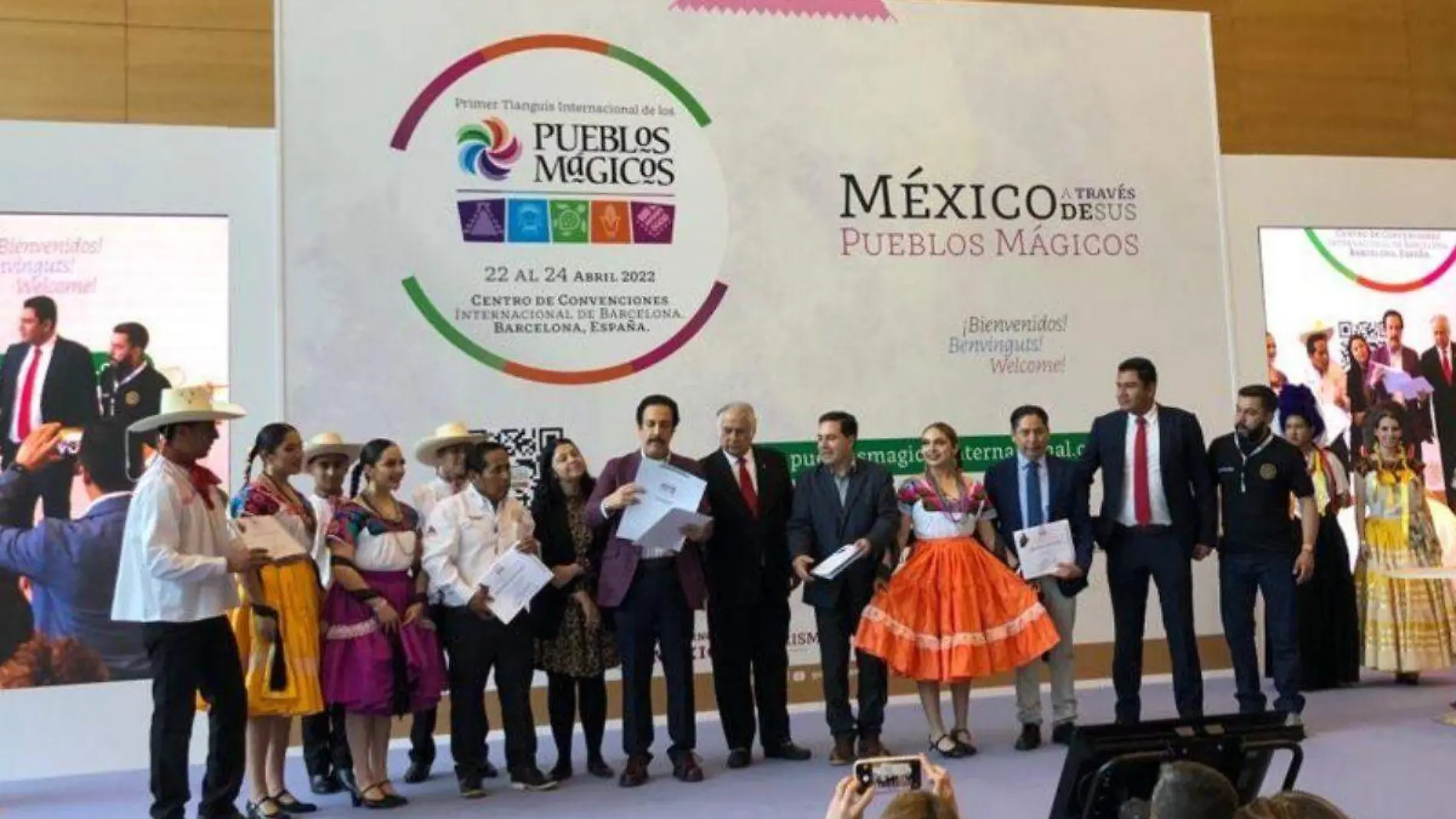 Inauguran el primer Tianguis de Pueblos Mágicos fuera de México